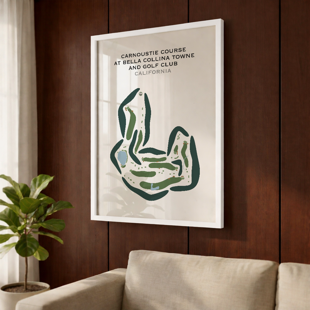 Carnoustie Course at Bella Collina Towne & Golf Club, California - Printed Golf Courses