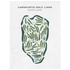Carnoustie Golf Links, Scotland - Printed Golf Courses