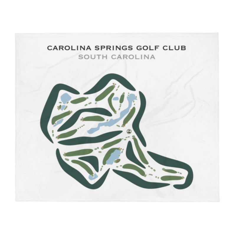 Carolina Springs Golf Club, South Carolina - Printed Golf Courses