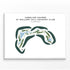 Caroline Course at Mallory Hill Country Club, Florida - Printed Golf Courses