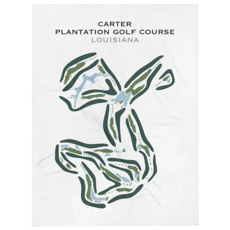 Carter Plantation Golf Course, Louisiana - Printed Golf Course
