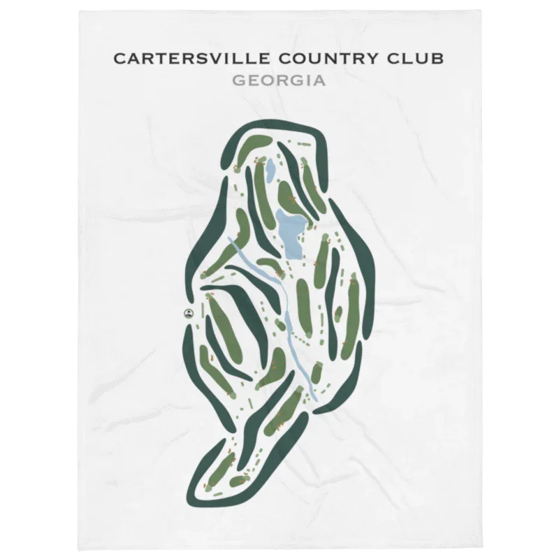 Cartersville Country Club, Georgia - Printed Golf Courses