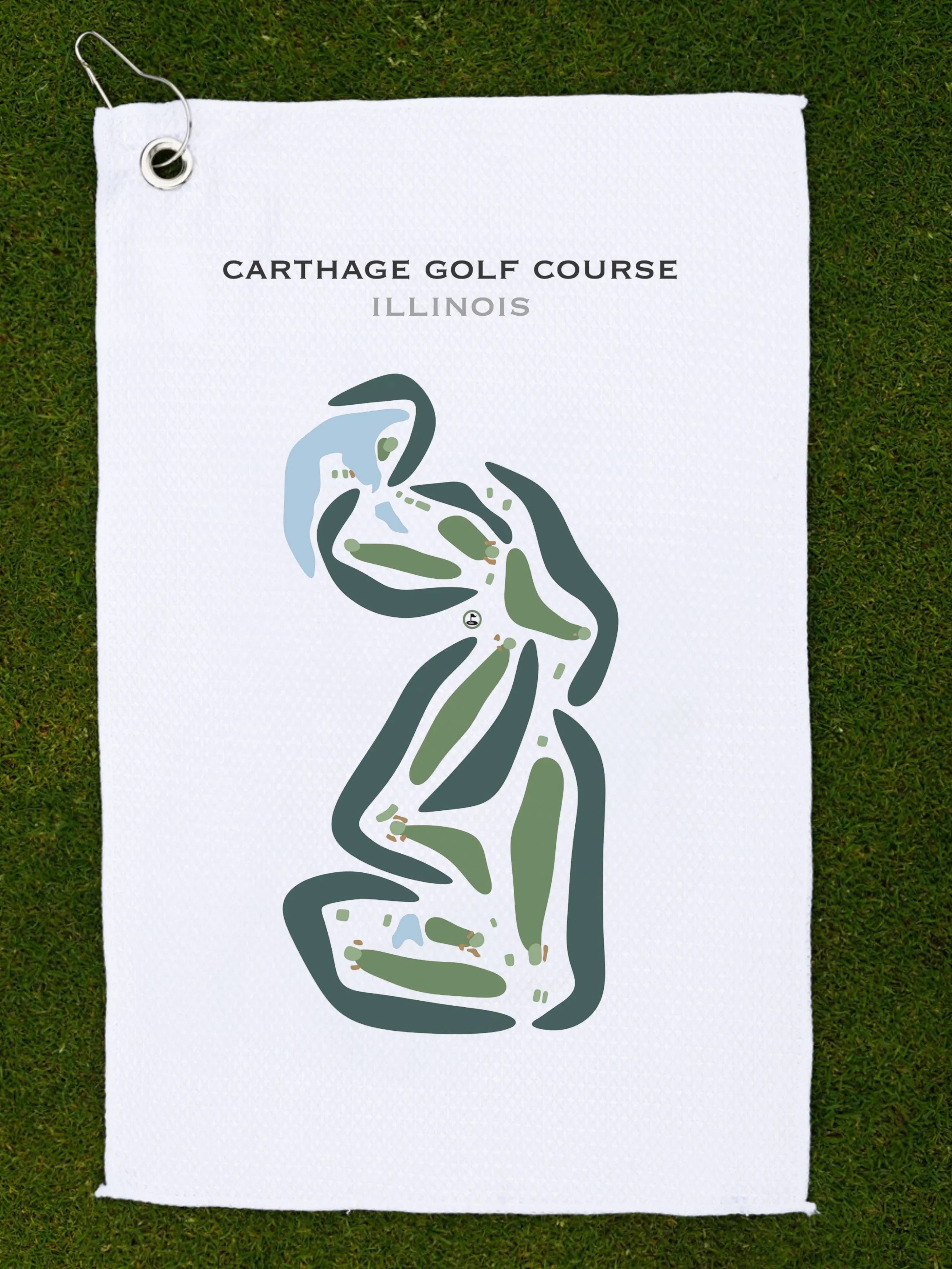 Carthage Golf Course, Illinois - Printed Golf Courses