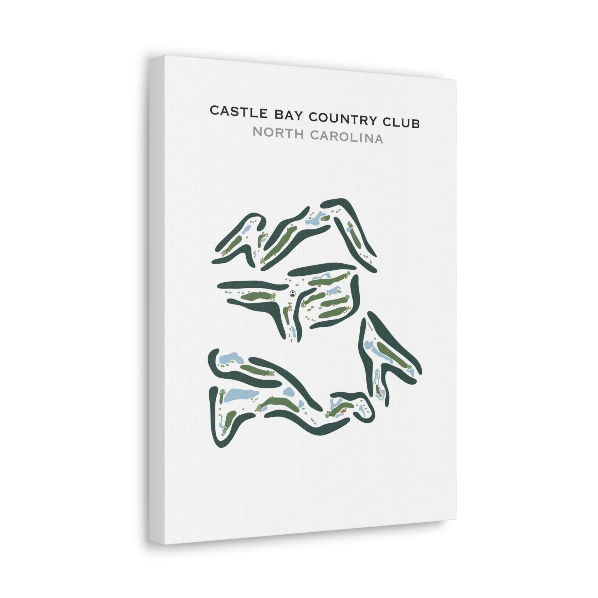 Castle Bay Country Club, North Carolina - Printed Golf Course
