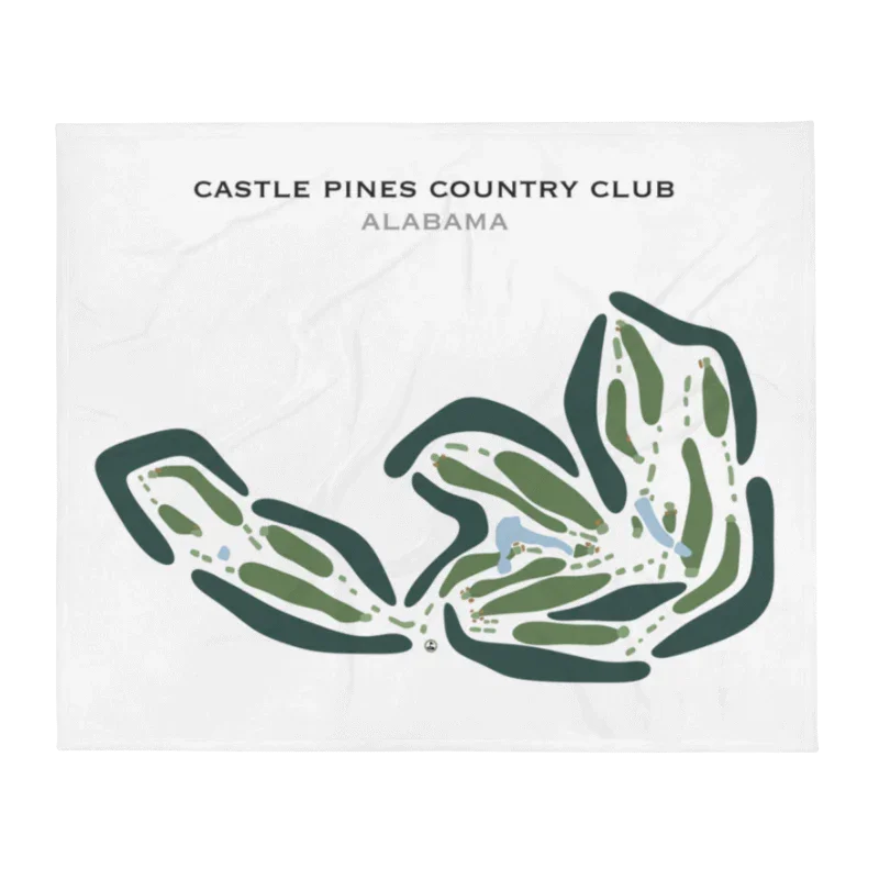 Castle Pines Country Club, Alabama - Printed Golf Courses