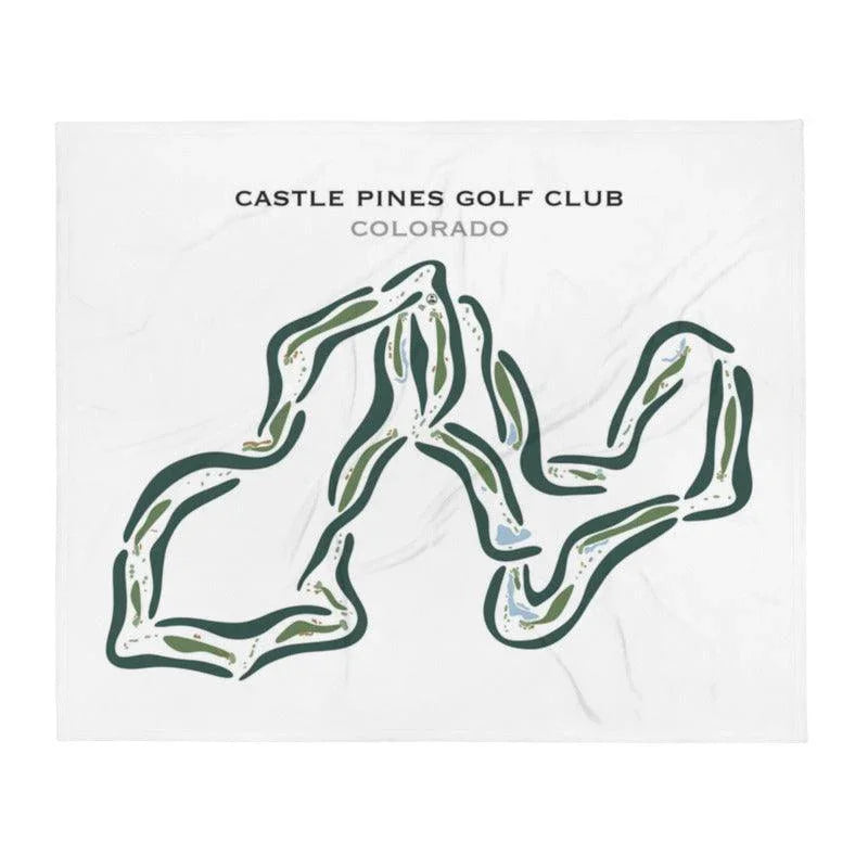 Castle Pines Golf Club, Colorado - Printed Golf Courses