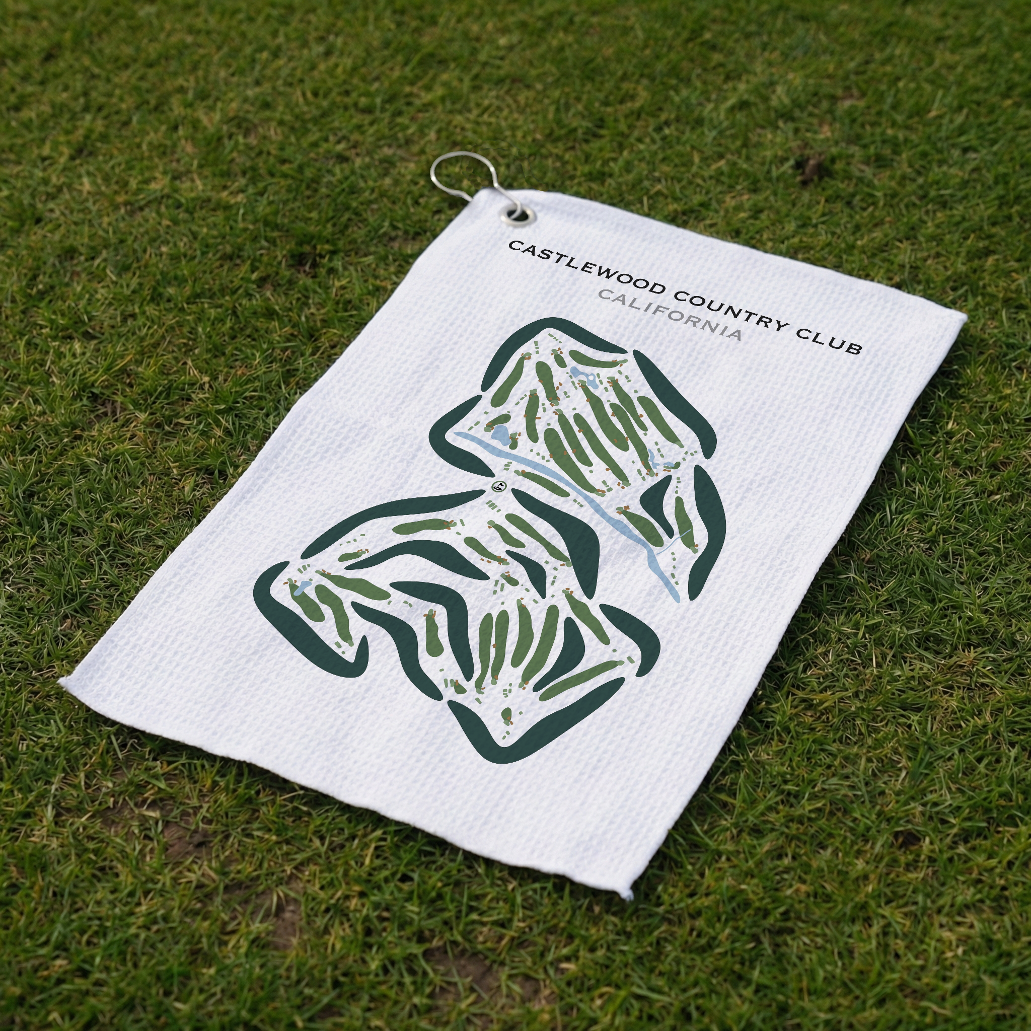 Castlewood Country Club, California - Printed Golf Courses