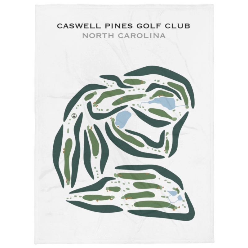 Caswell Pines Golf Club, North Carolina - Printed Golf Courses