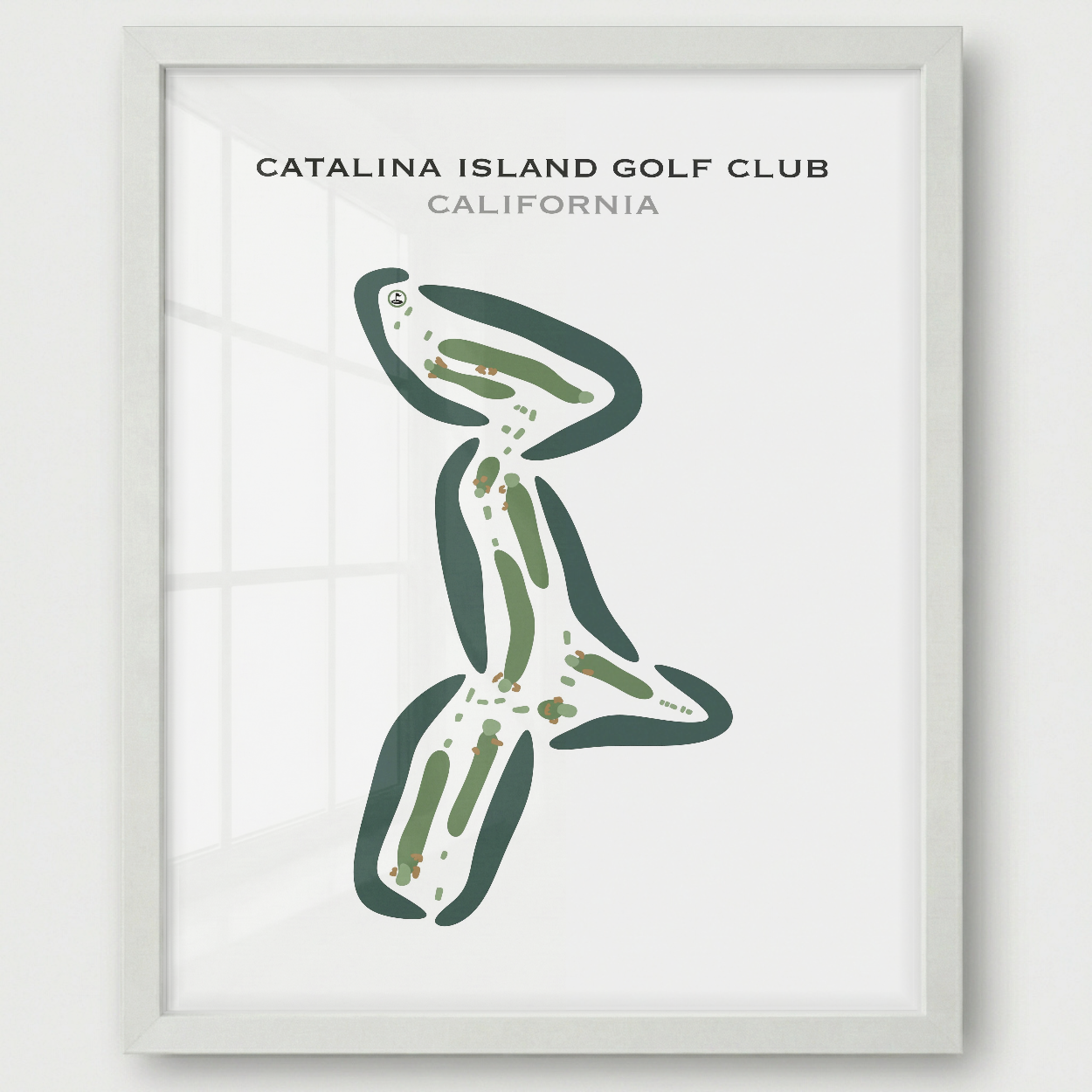 Catalina Island Golf Club, California - Printed Golf Courses