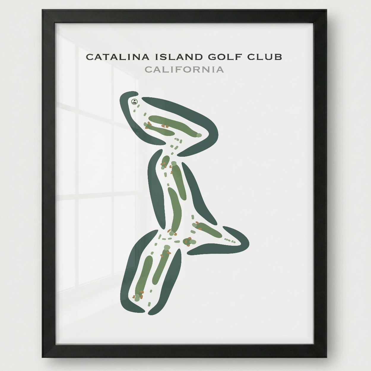 Catalina Island Golf Club, California - Printed Golf Courses