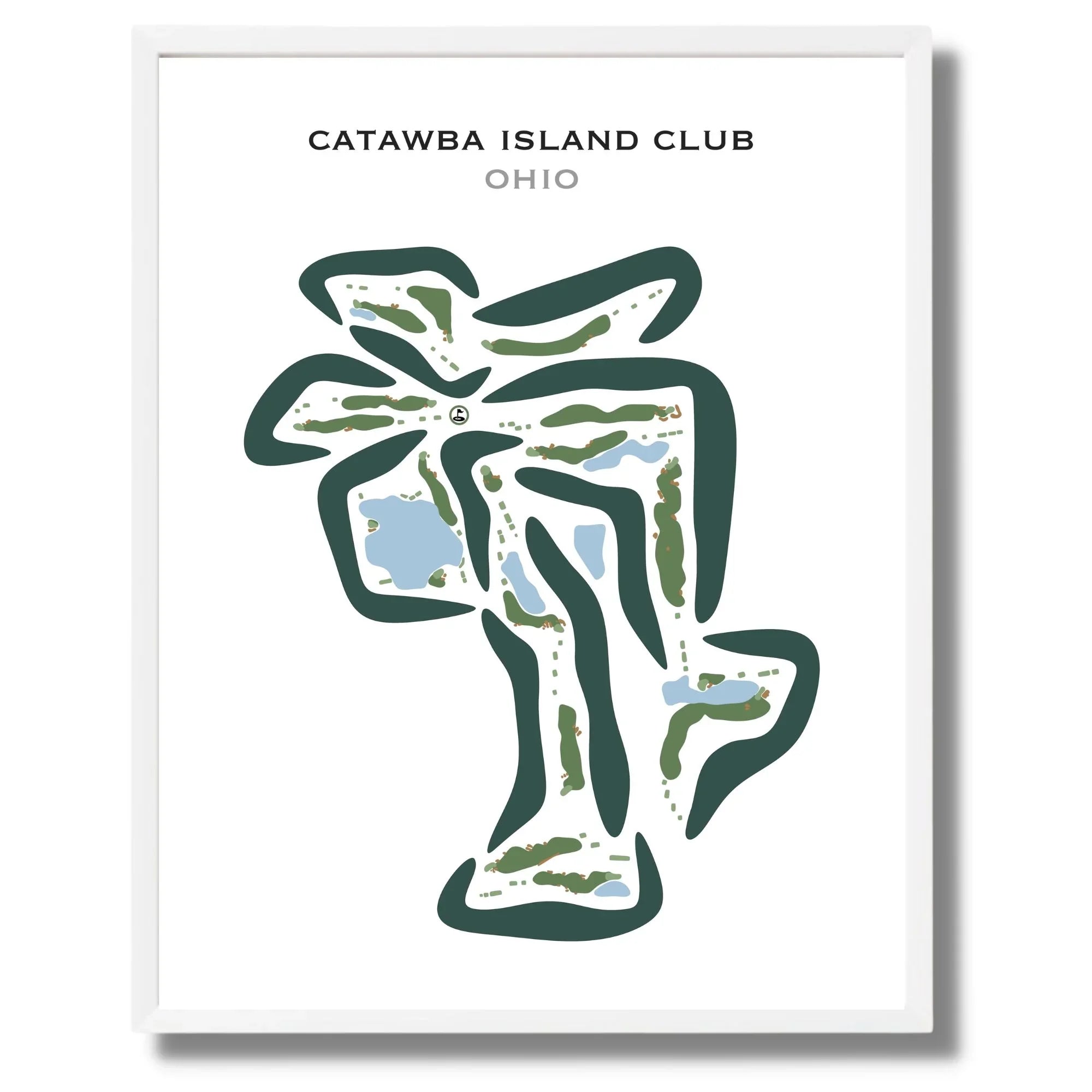 Catawba Island Club, Ohio - Printed Golf Courses