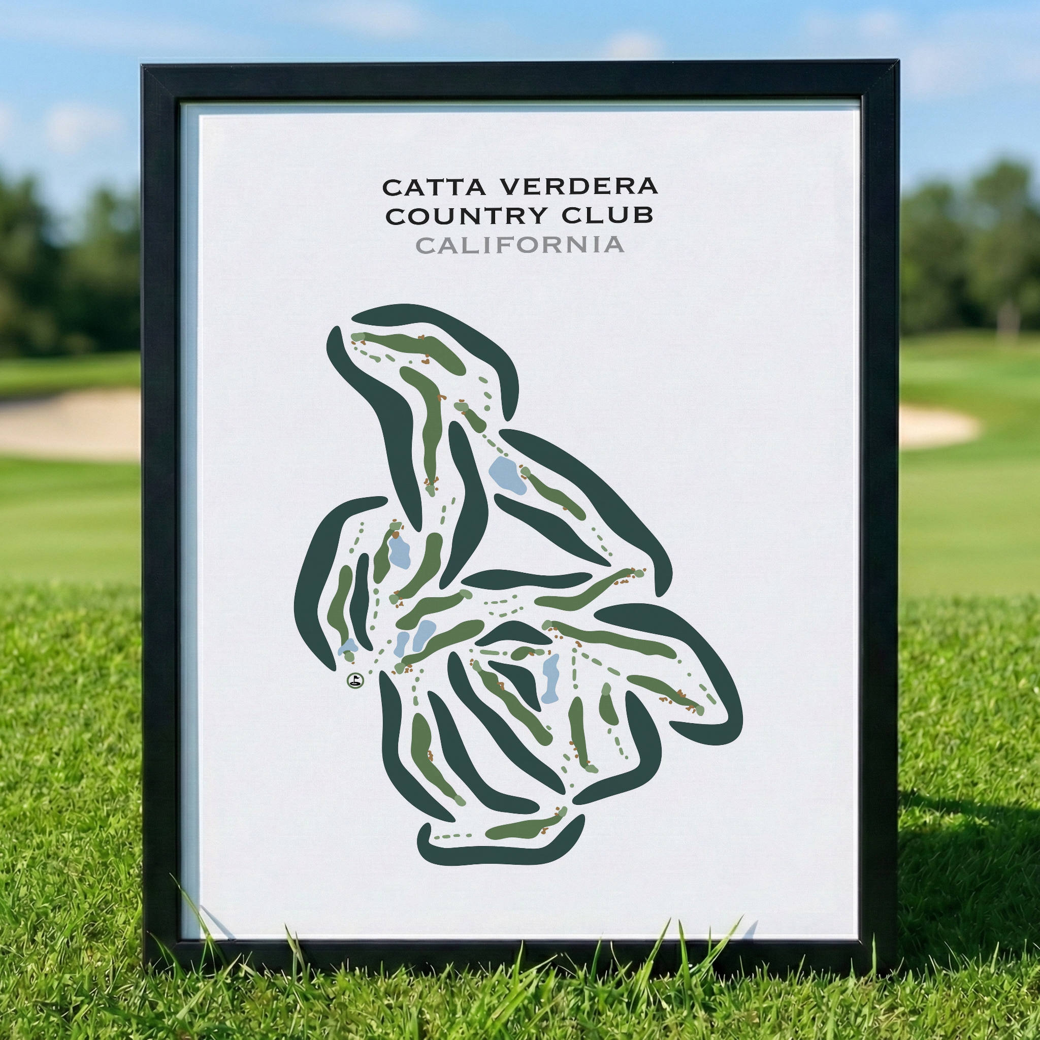 Catta Verdera Country Club, California - Printed Golf Course