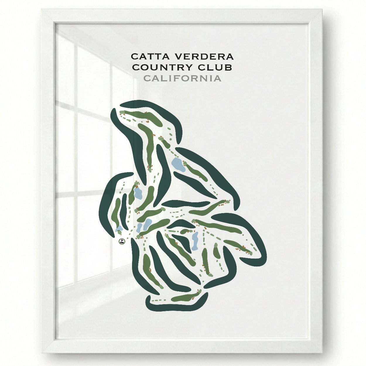 Catta Verdera Country Club, California - Printed Golf Course