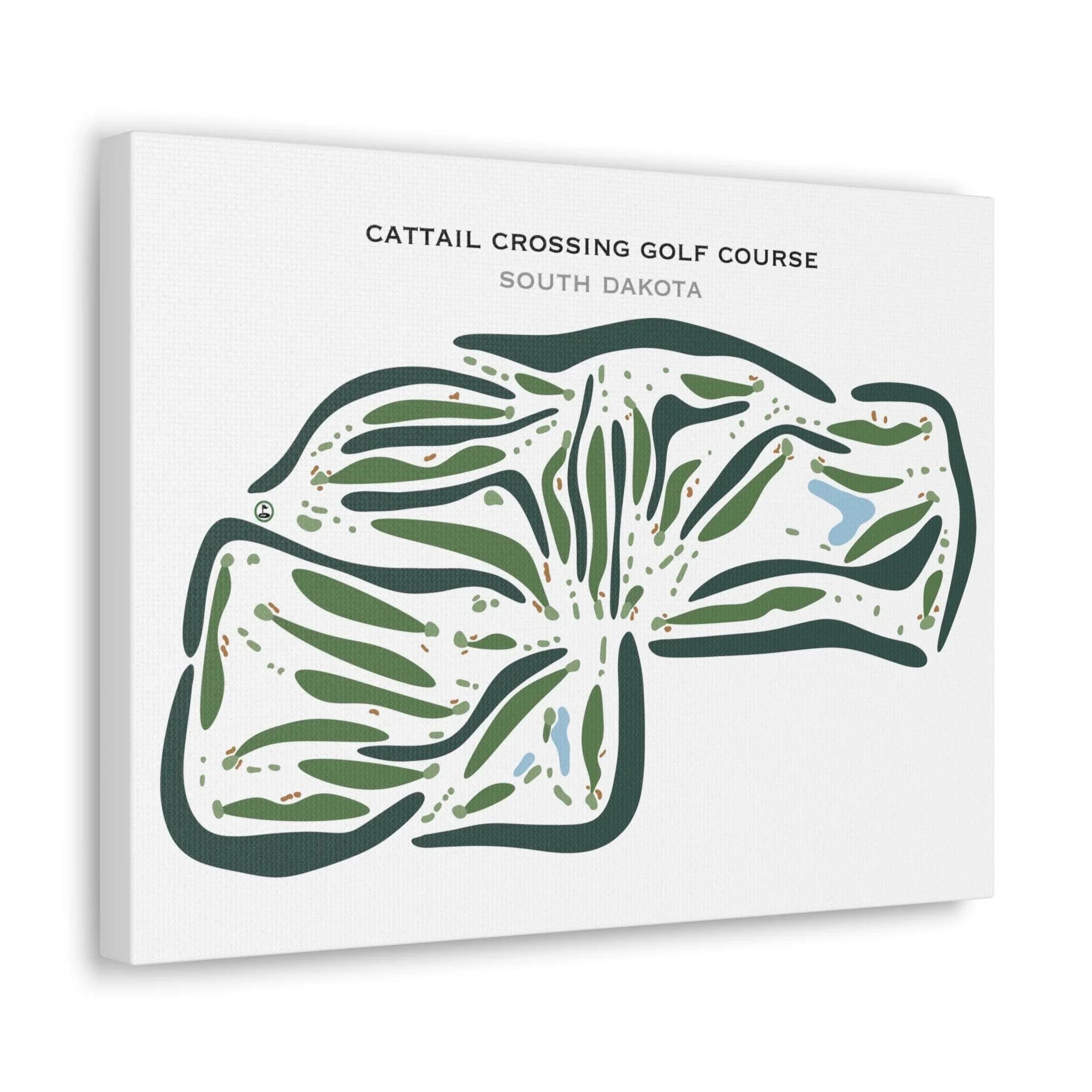 Cattail Crossing Golf Course, South Dakota - Printed Golf Courses