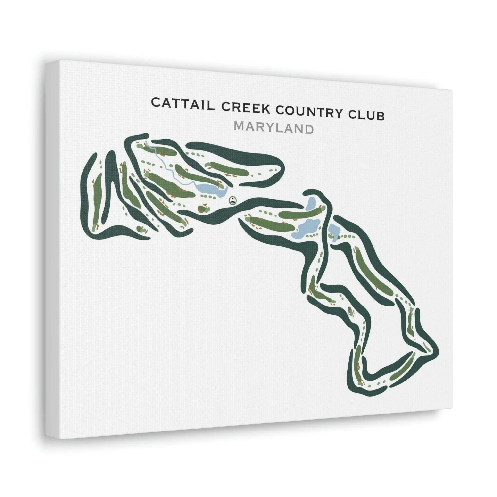Cattail Creek Country Club, Maryland - Printed Golf Courses