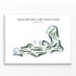 Cavalier Golf & Yacht Club, Virginia - Printed Golf Course