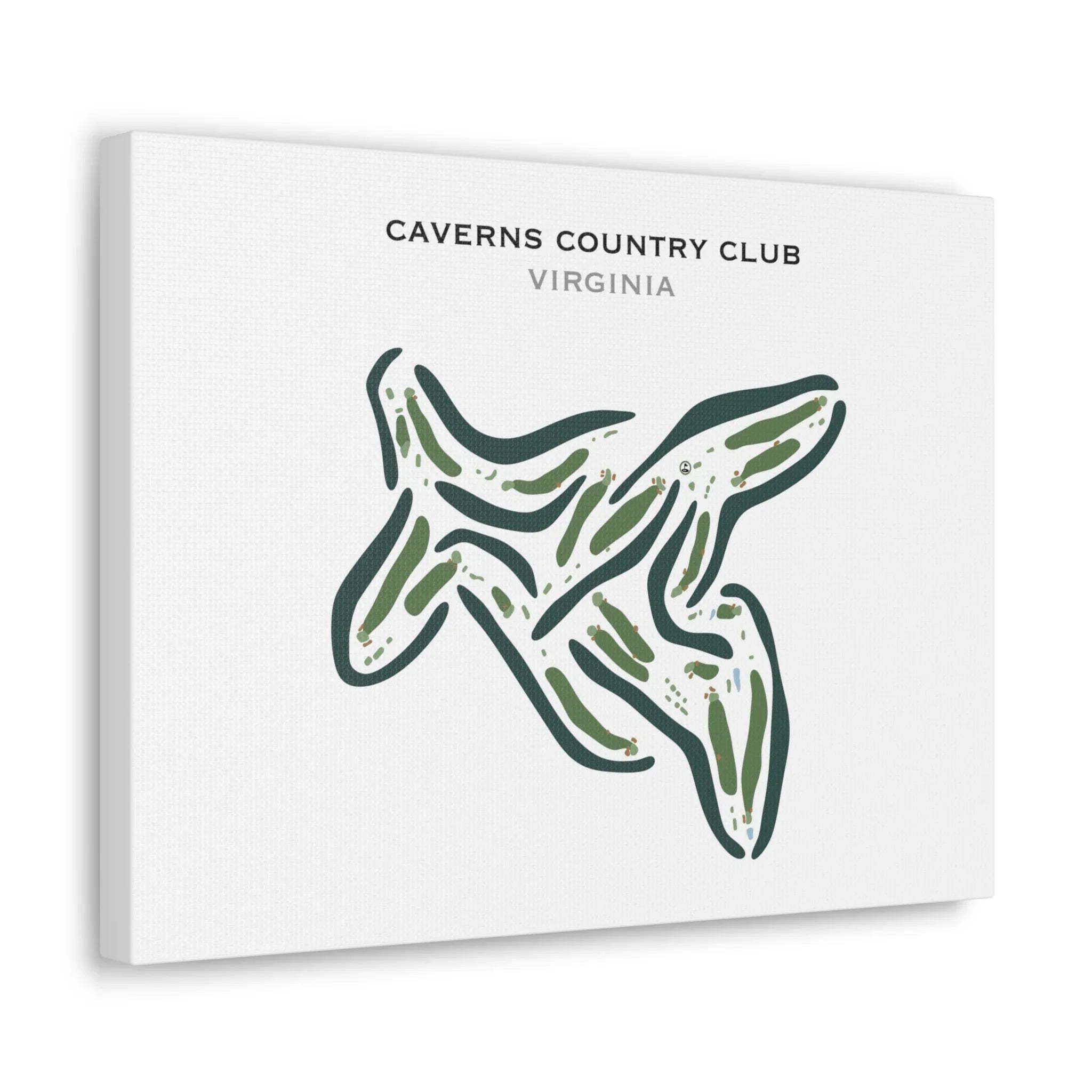 Caverns Country Club, Virginia - Printed Golf Courses