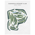 Cazenovia Country Club, New York - Printed Golf Course