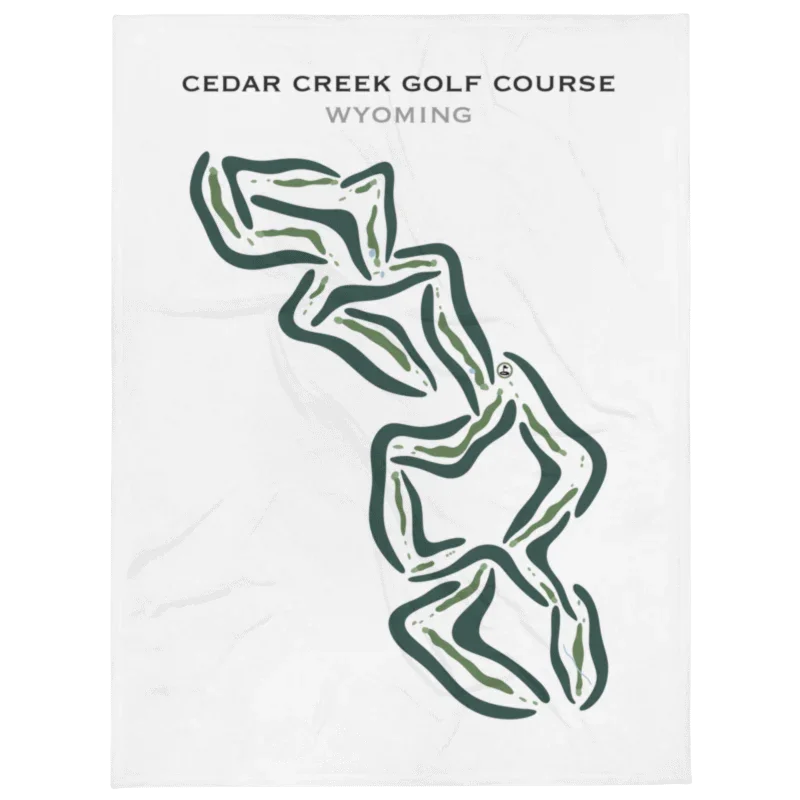 Cedar Creek Golf Course, Star Valley Ranch Wyomin - Printed Golf Courses