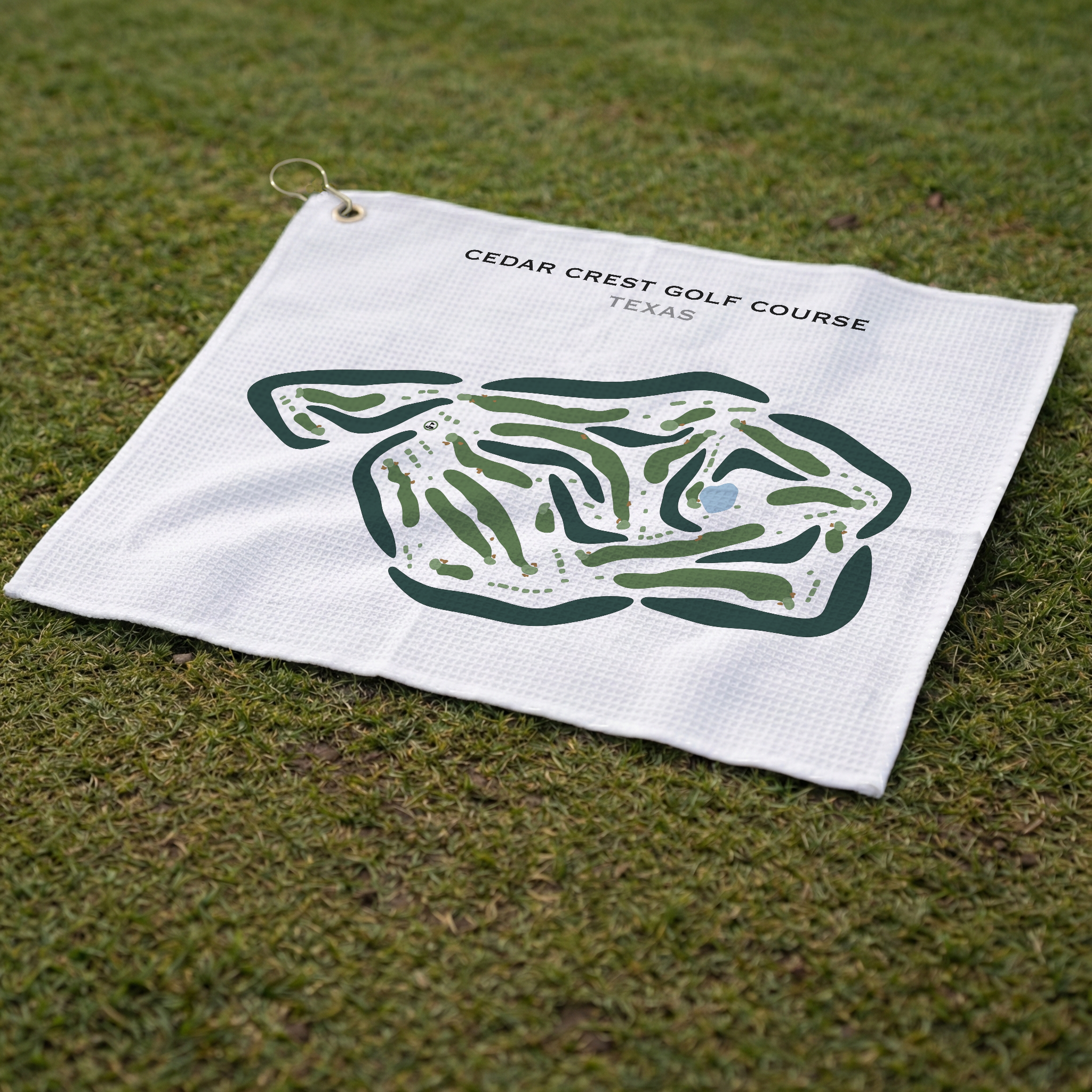 Cedar Crest Golf Course, Texas - Printed Golf Course