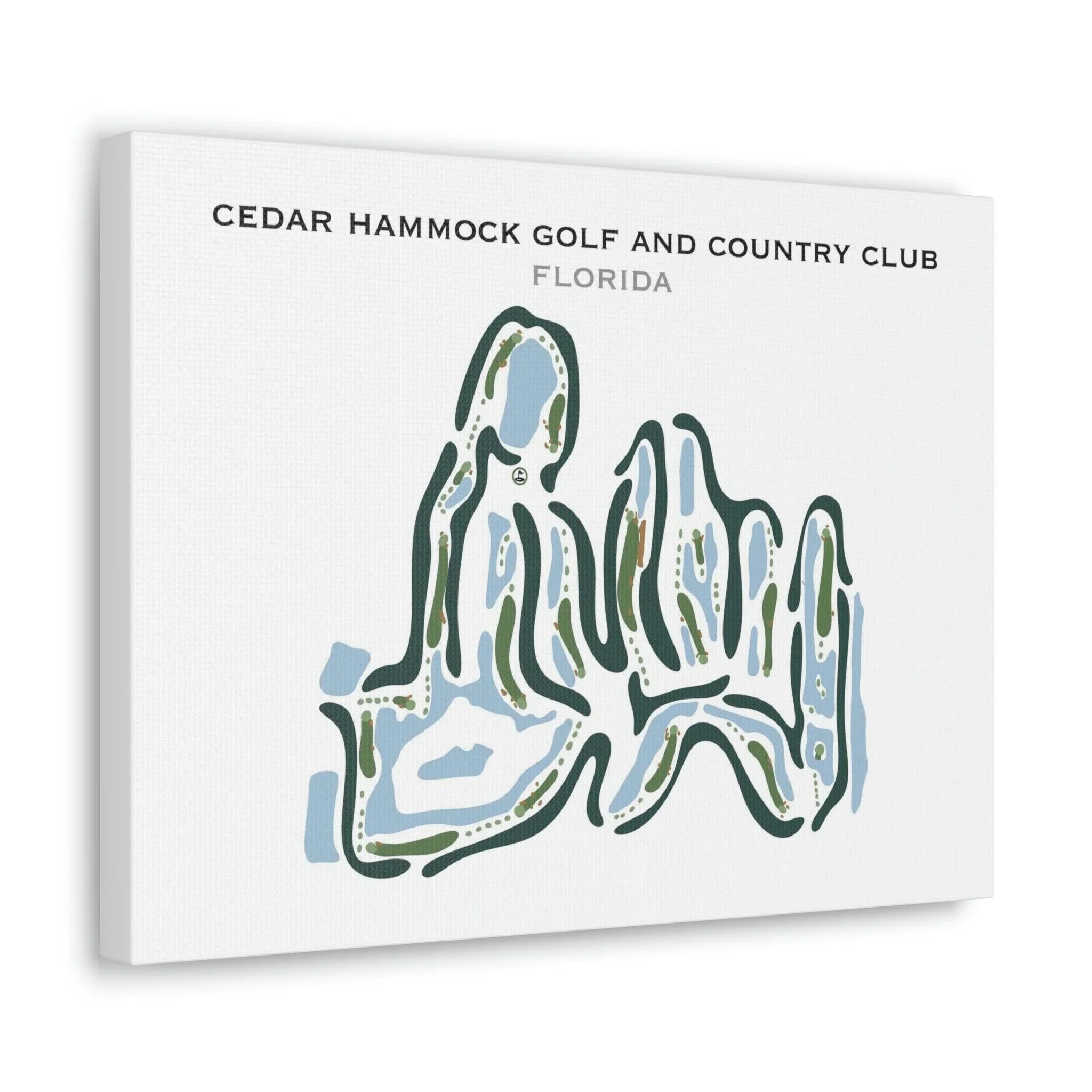 Cedar Hammock Golf and Country Club, Florida - Printed Golf Courses
