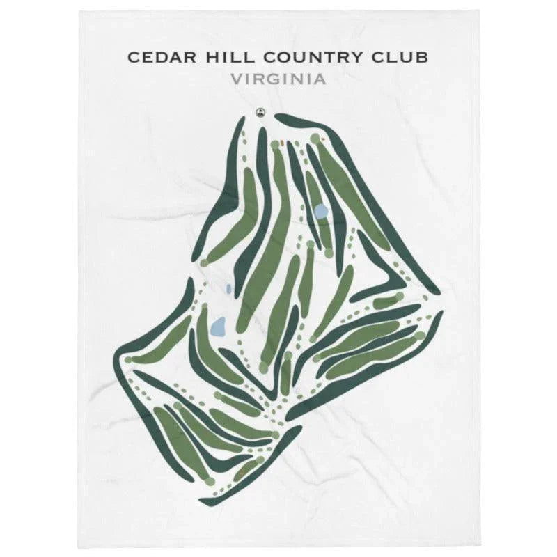 Cedar Hill Country Club, Virginia - Printed Golf Courses