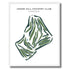 Cedar Hill Country Club, Virginia - Printed Golf Courses