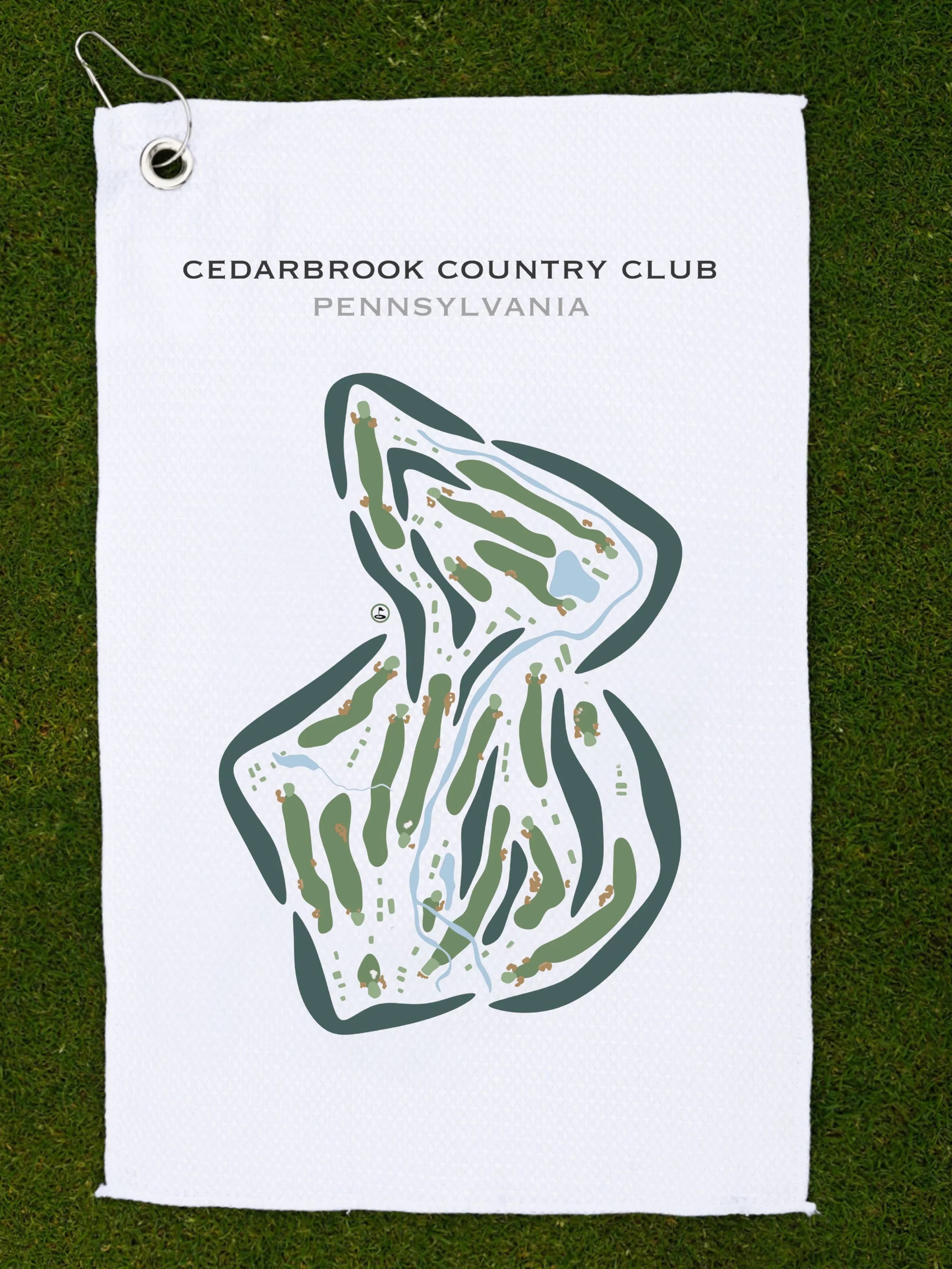 Cedarbrook Country Club, Pennsylvania - Printed Golf Courses