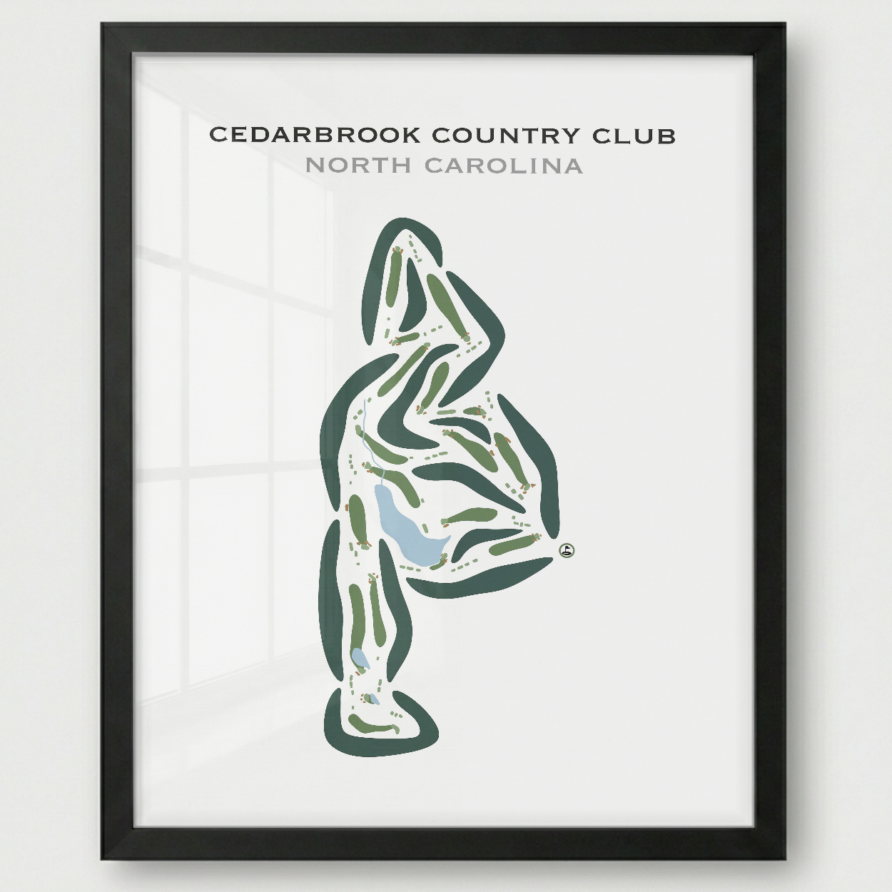 Cedarbrook Country Club, North Carolina - Printed Golf Courses