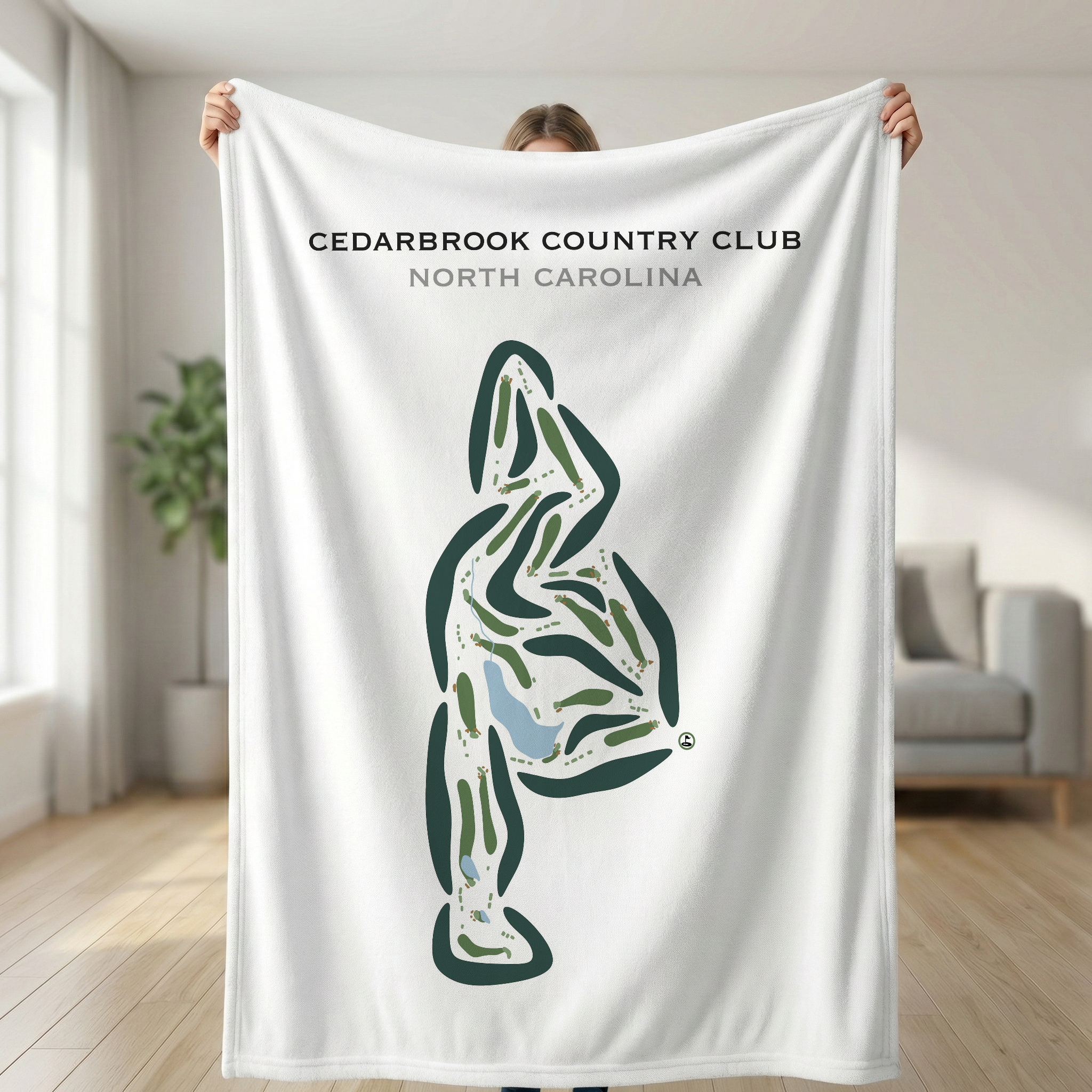 Cedarbrook Country Club, North Carolina - Printed Golf Courses
