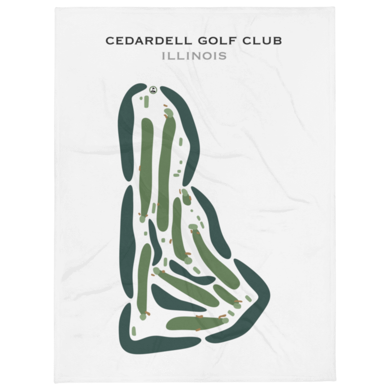 Cedardell Golf Club, Illinois - Printed Golf Courses