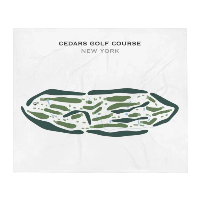 Cedars Golf Course, New York - Printed Golf Courses
