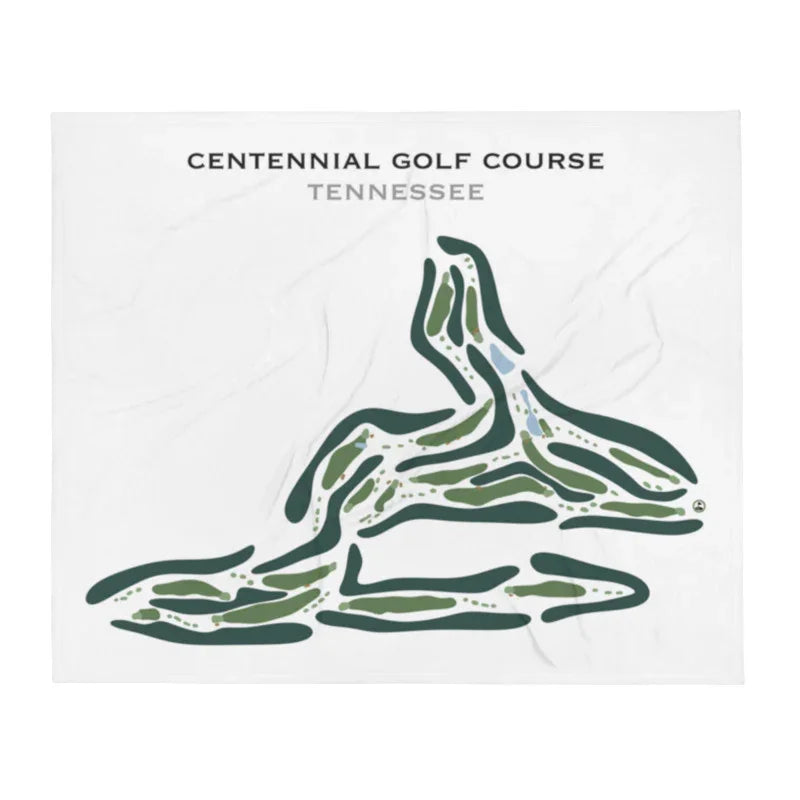 Centennial Golf Course, Tennessee - Printed Golf Course