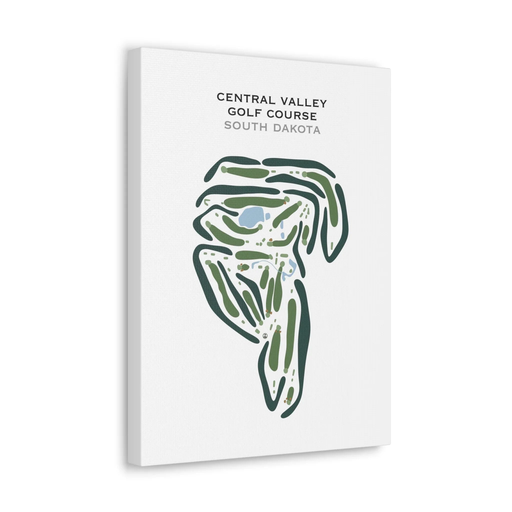 Central Valley Golf Course, South Dakota - Printed Golf Courses