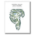 Central Valley Golf Course, South Dakota - Printed Golf Courses
