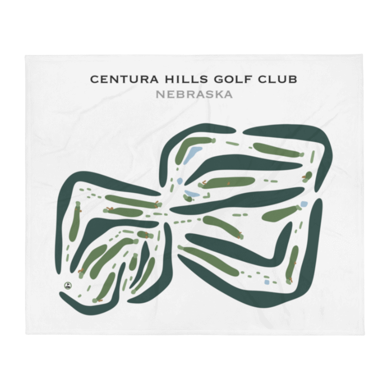 Centura Hills Golf Club, Nebraska - Printed Golf Courses