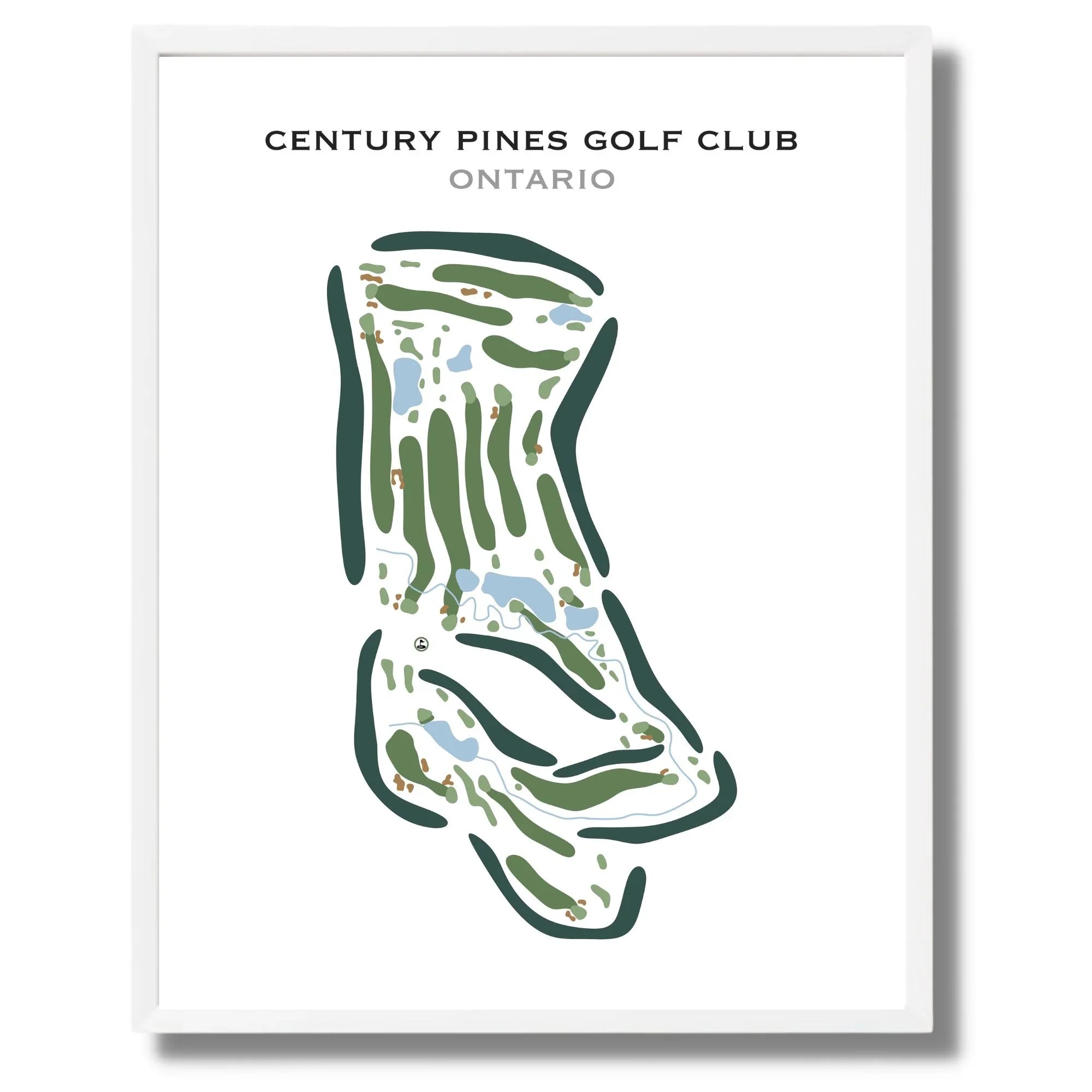 Century Pines Golf Club, Canada - Printed Golf Course