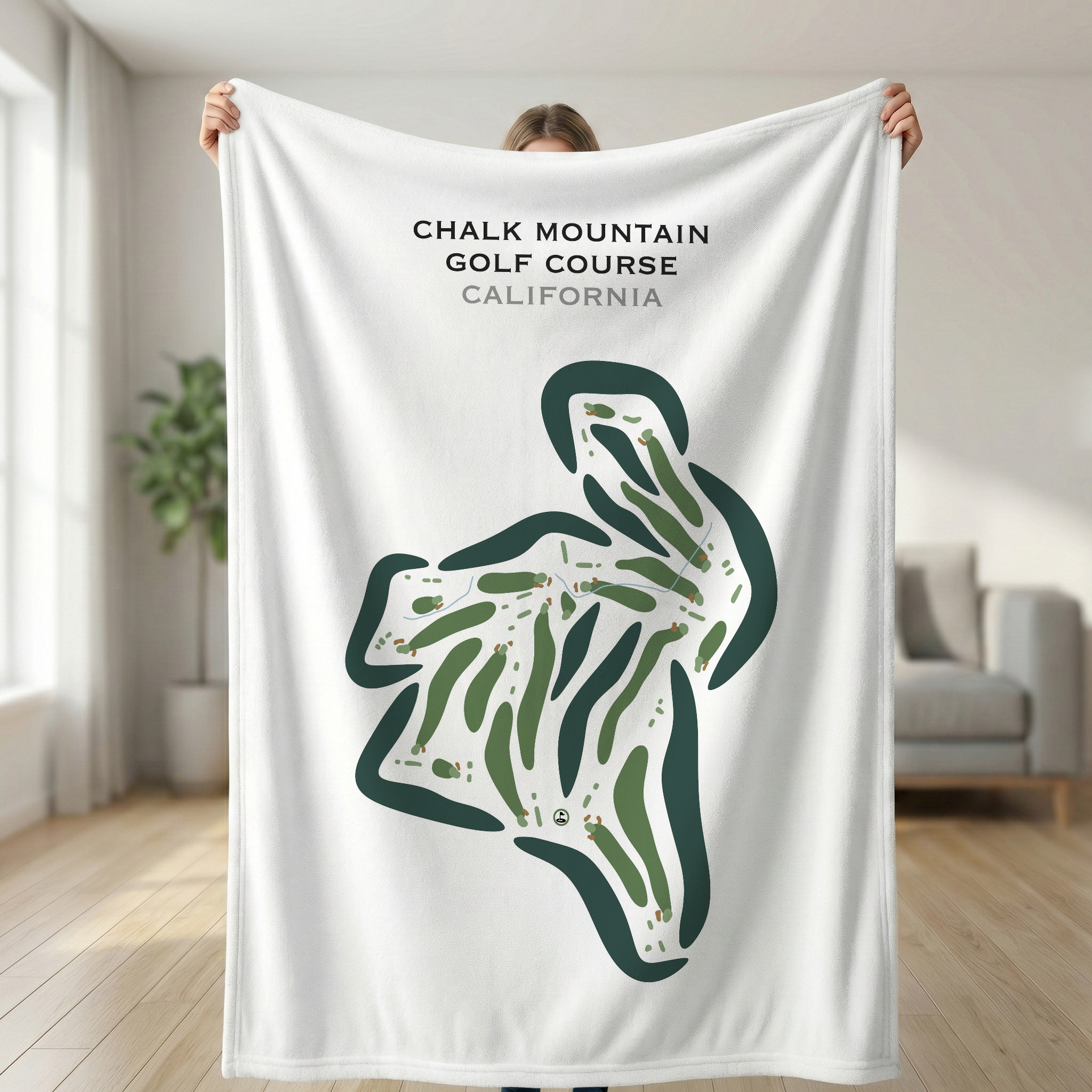 Chalk Mountain Golf Course, California - Printed Golf Courses