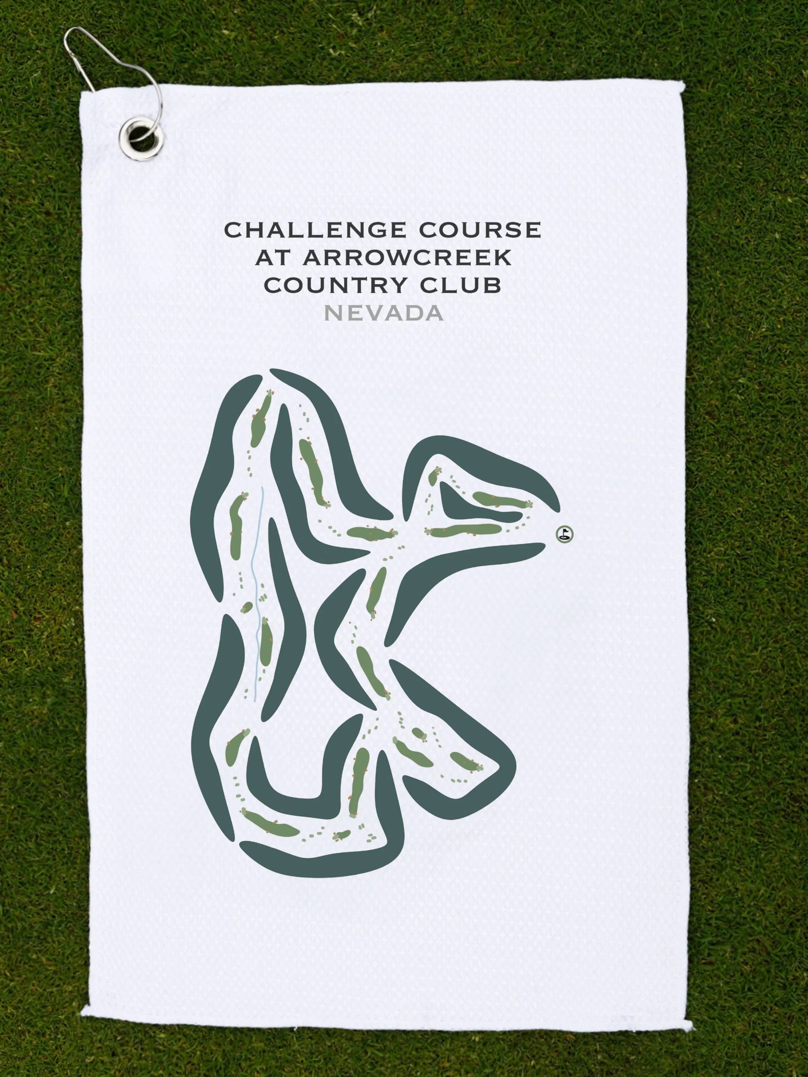 Challenge Course at Arrowcreek Country Club, Nevada - Printed Golf Courses
