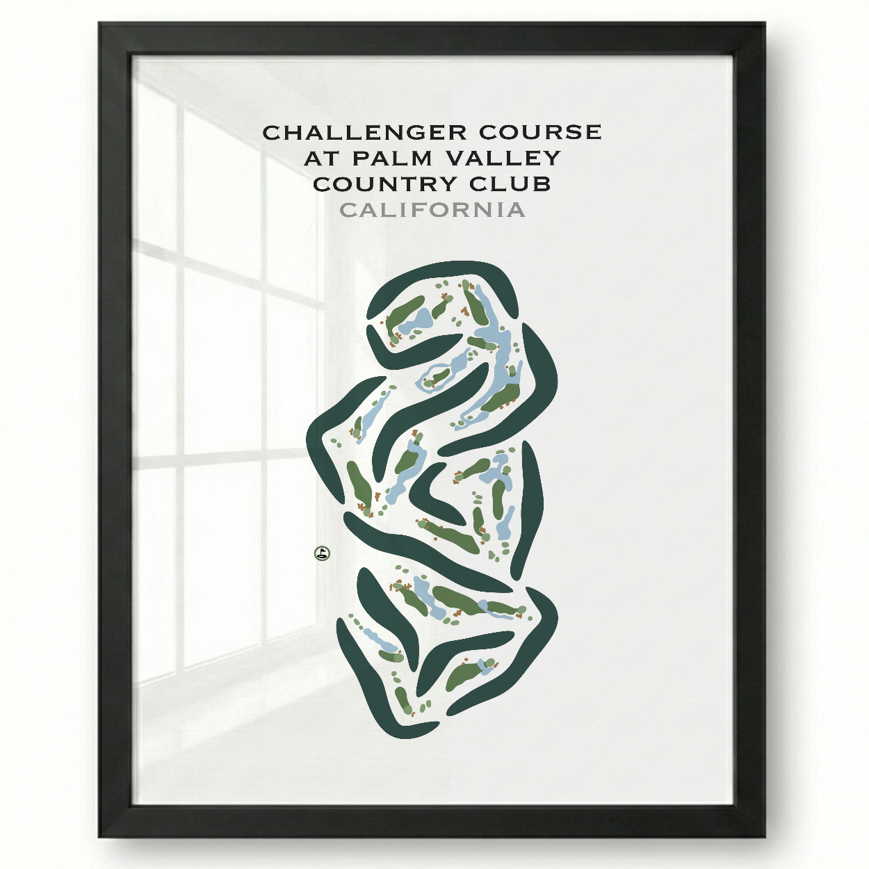 Challenger Course at Palm Valley Country Club, California - Printed Golf Courses