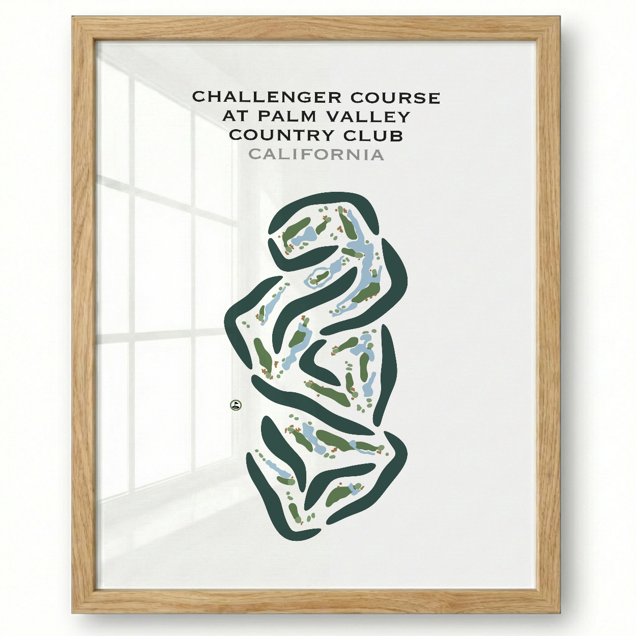 Challenger Course at Palm Valley Country Club, California - Printed Golf Courses