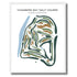 Chambers Bay Golf Course, University Place Washington - Printed Golf Courses