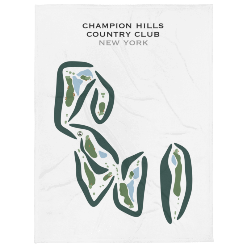 Champion Hills Country Club, New York - Printed Golf Courses