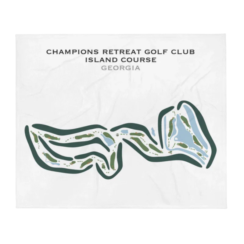 Champions Retreat Golf Club Island Course, Georgia - Printed Golf Courses