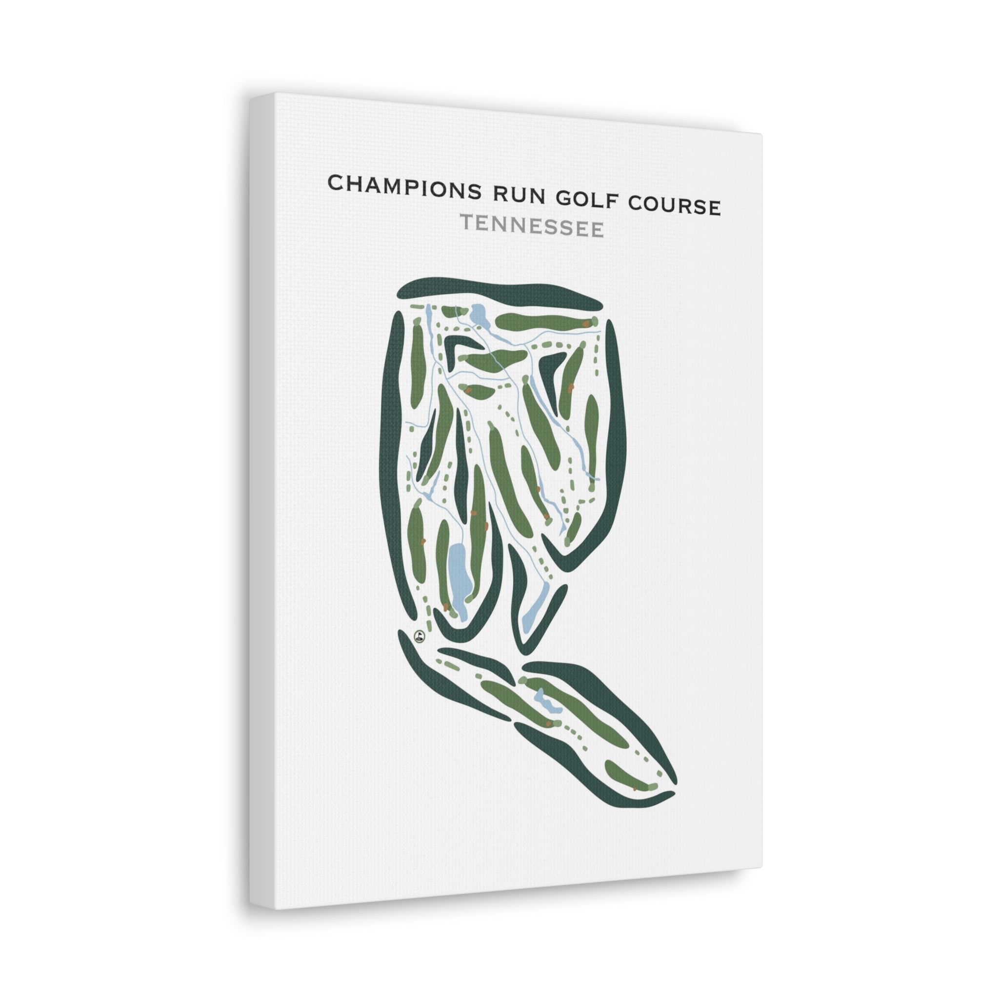 Champions Run Golf Course, Tennessee - Printed Golf Courses