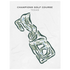 Champions Golf Course, Texas - Printed Golf Courses