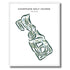 Champions Golf Course, Texas - Printed Golf Courses