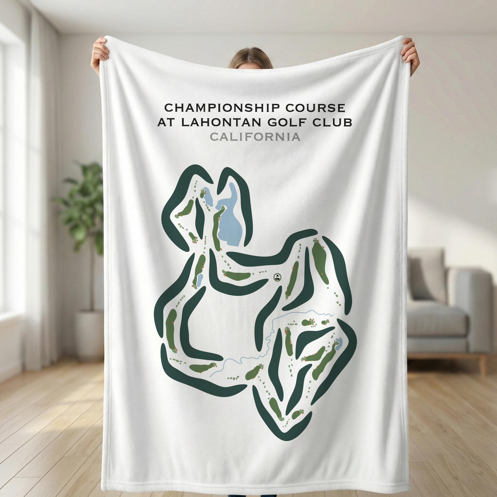 Championship Course at Lahontan Golf Club, California - Printed Golf Courses