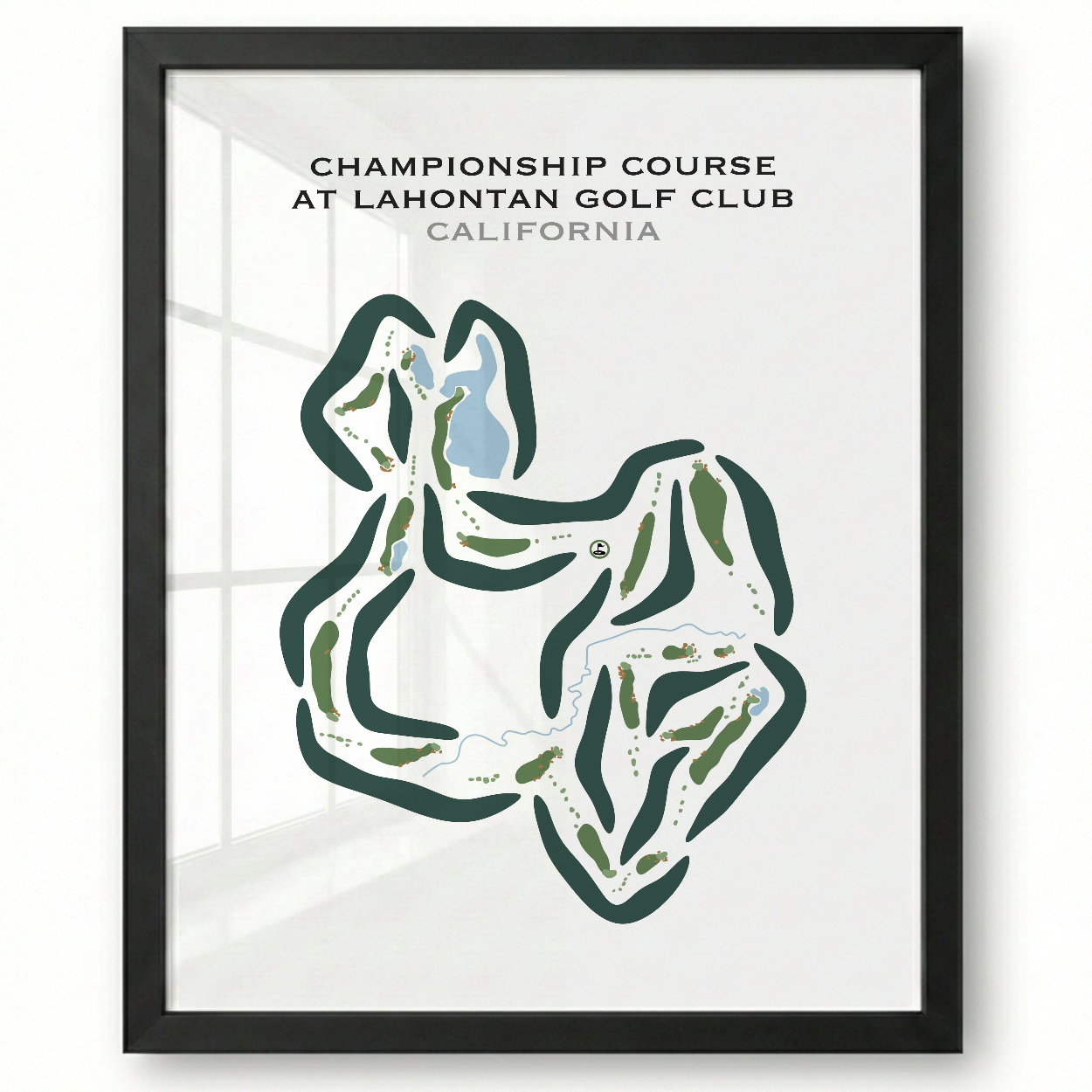 Championship Course at Lahontan Golf Club, California - Printed Golf Courses