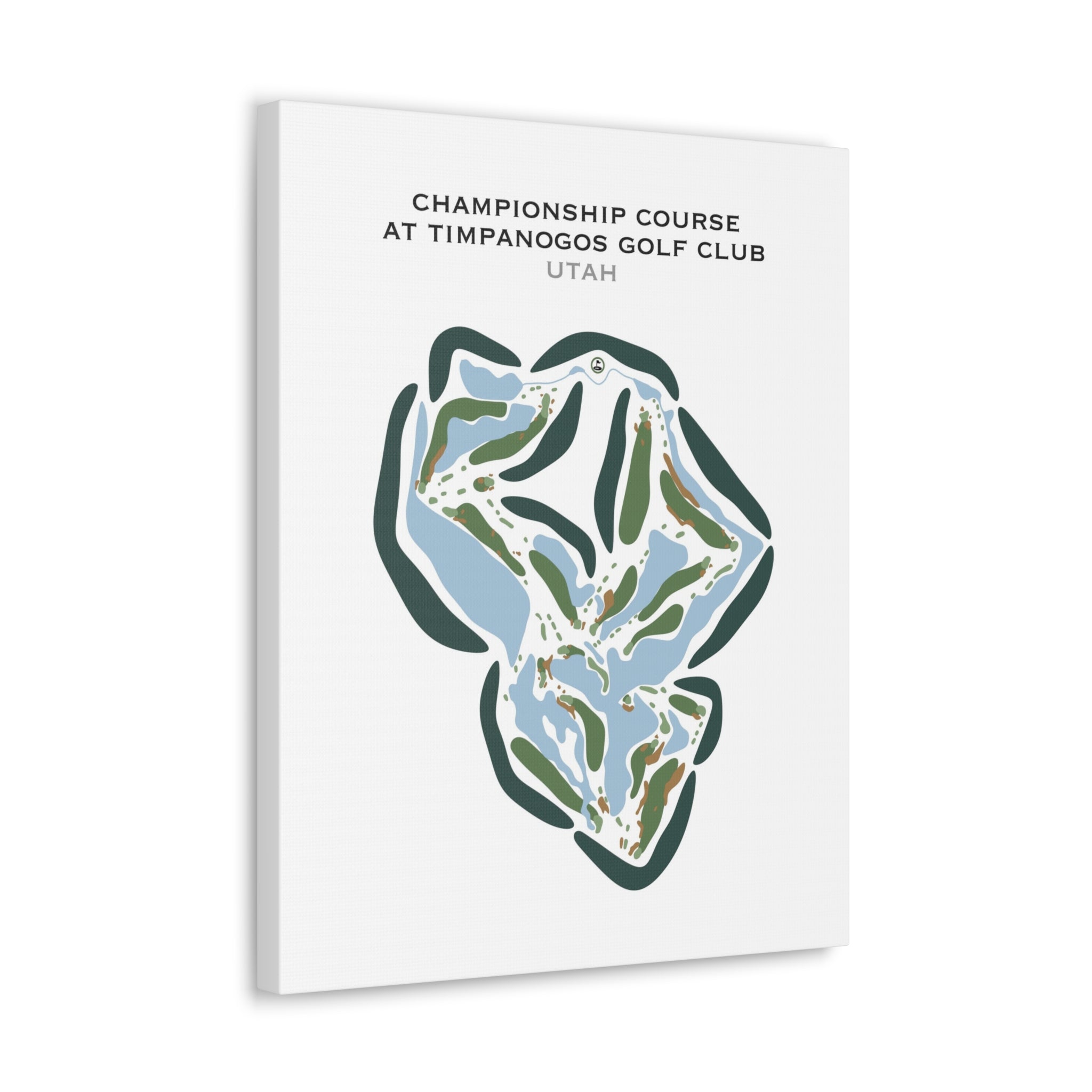 Championship Course at Timpanogos Golf Club, Utah - Printed Golf Courses